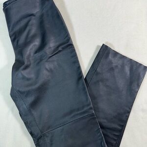 Moda International Women’s Genuine Leather Christie Fit Pants Size 10